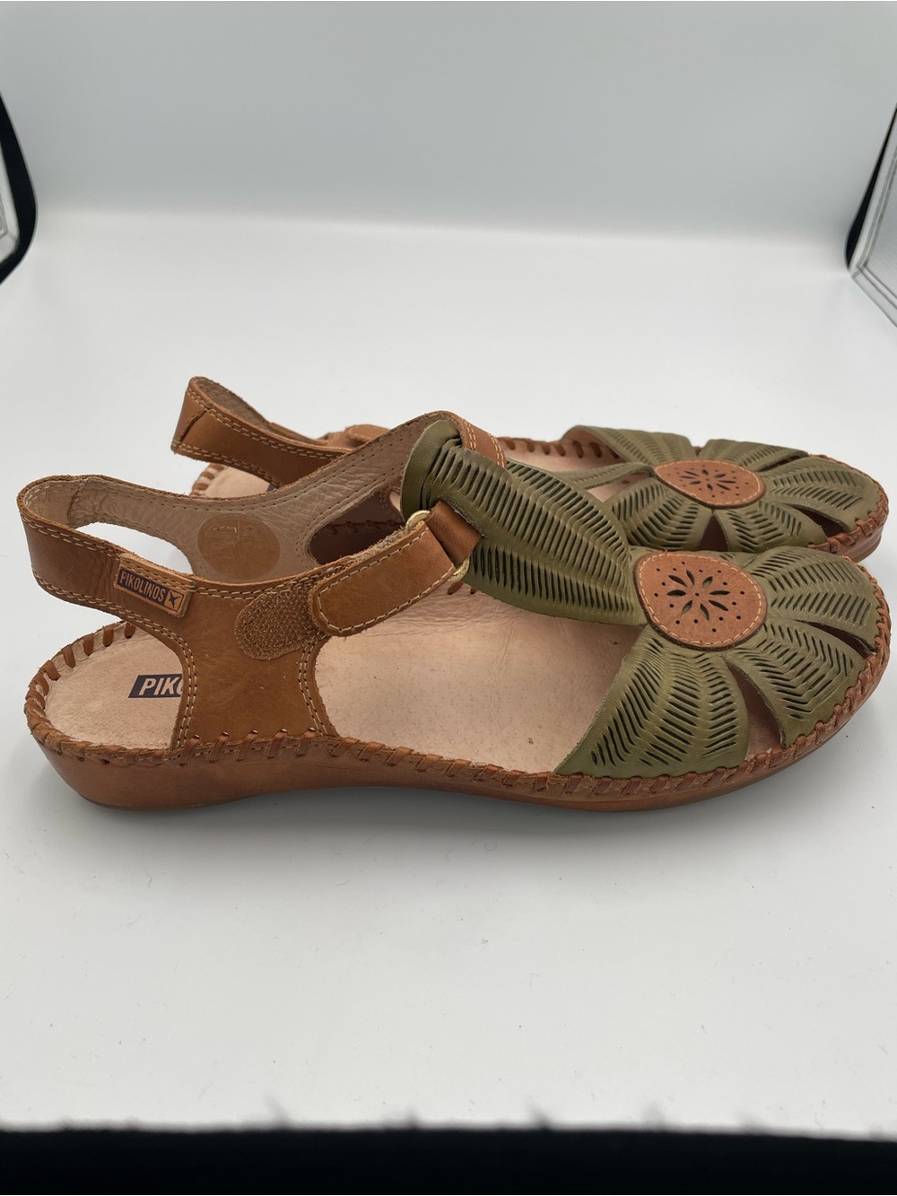 Pikalinos P. VALLARTA Women's semi-open shoes Olive Size 39 (8.5)